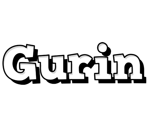 Gurin snowing logo