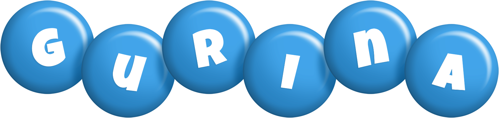 Gurina candy-blue logo