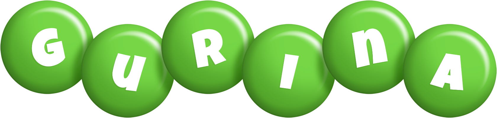 Gurina candy-green logo