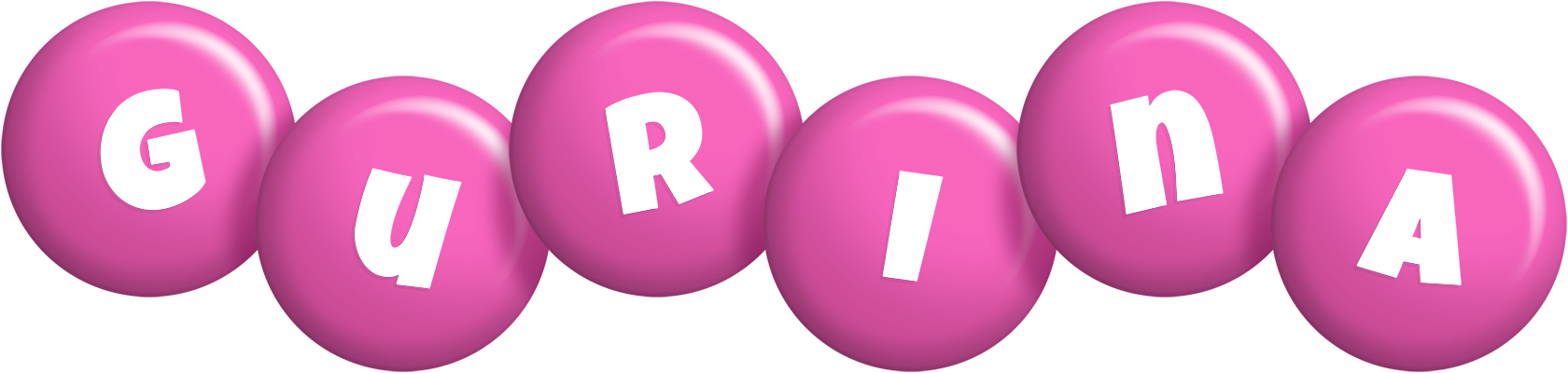 Gurina candy-pink logo