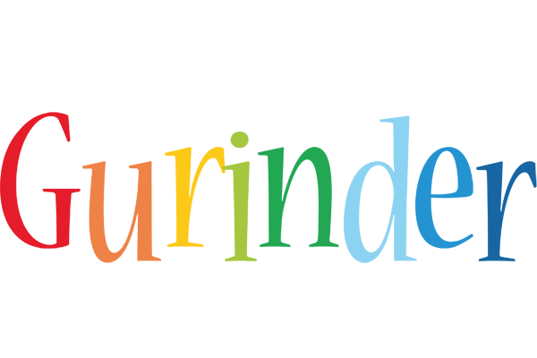 Gurinder birthday logo