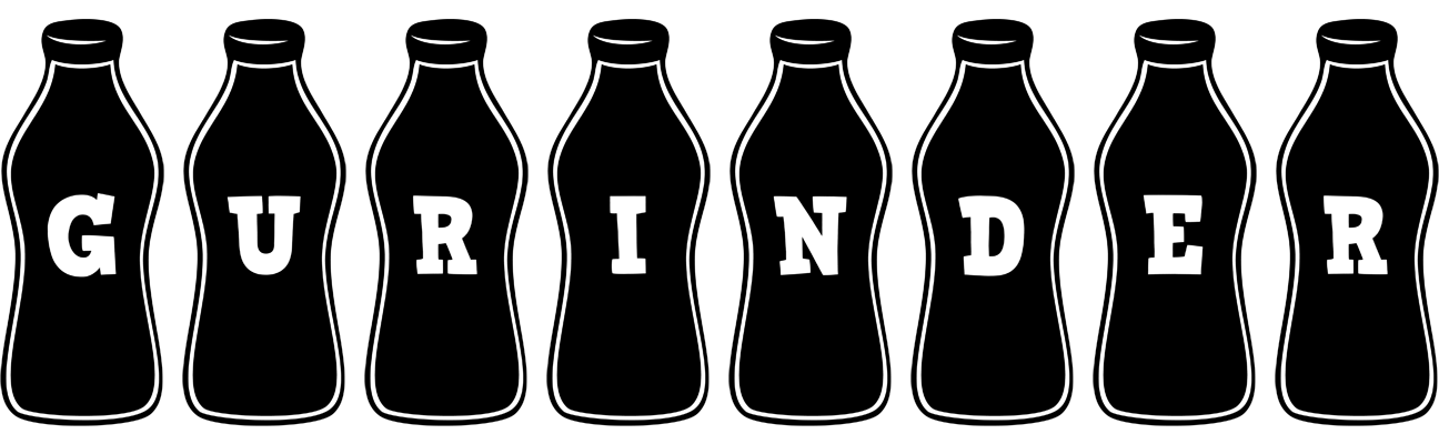 Gurinder bottle logo