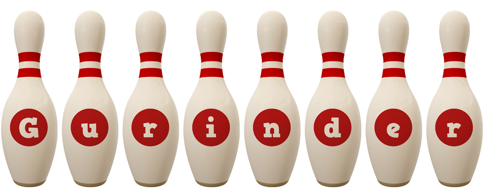 Gurinder bowling-pin logo