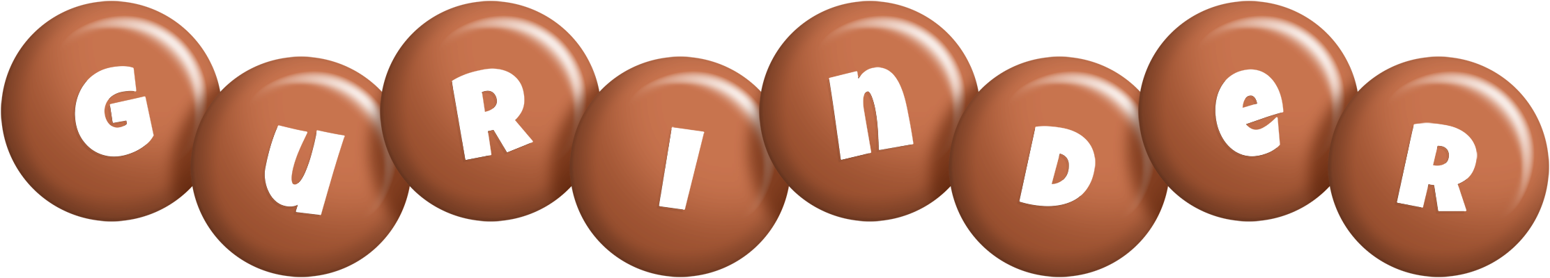 Gurinder candy-brown logo