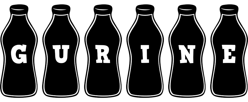 Gurine bottle logo