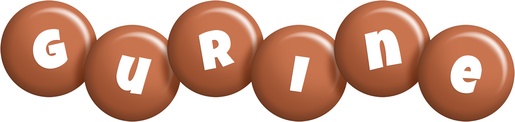 Gurine candy-brown logo