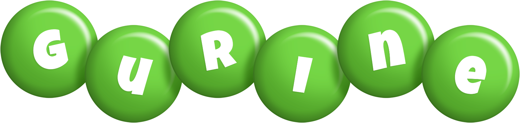 Gurine candy-green logo