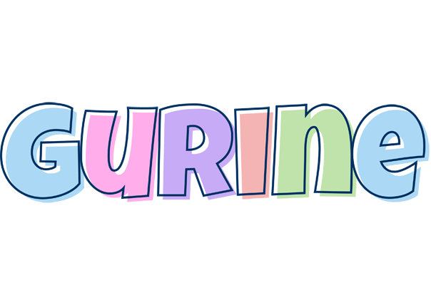 Gurine pastel logo