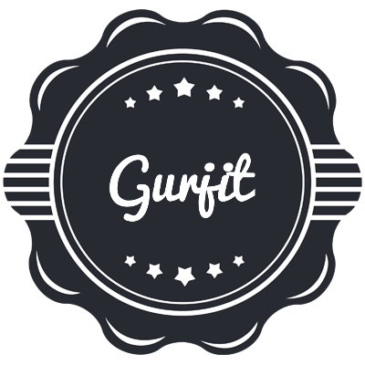 Gurjit badge logo