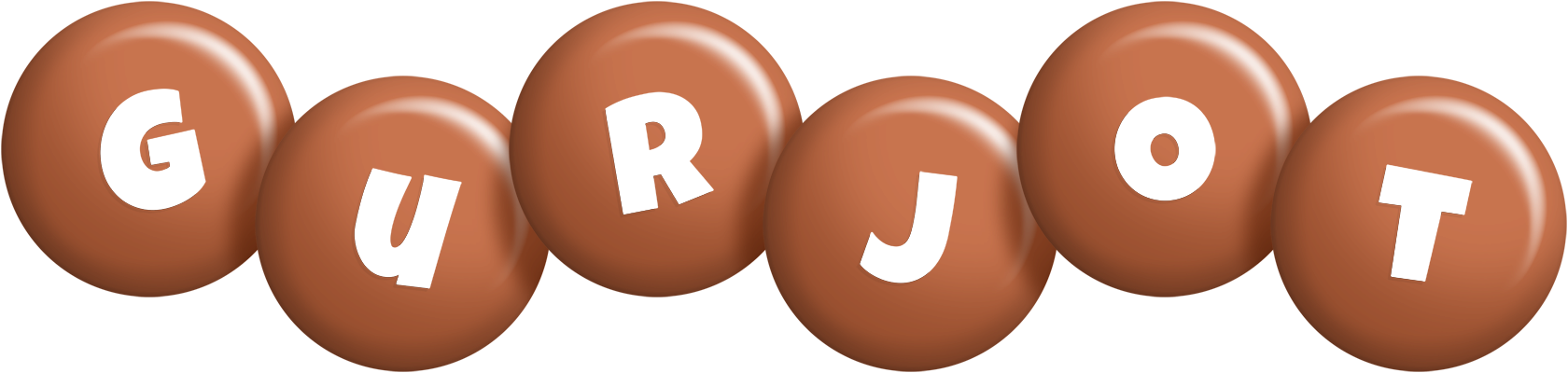 Gurjot candy-brown logo