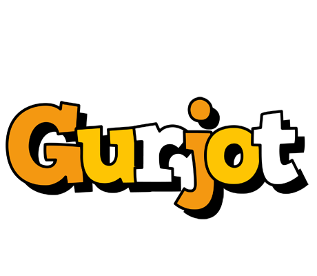 Gurjot cartoon logo