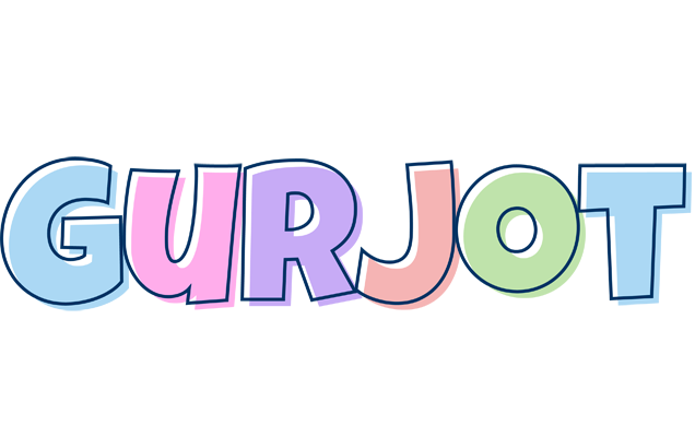 Gurjot pastel logo