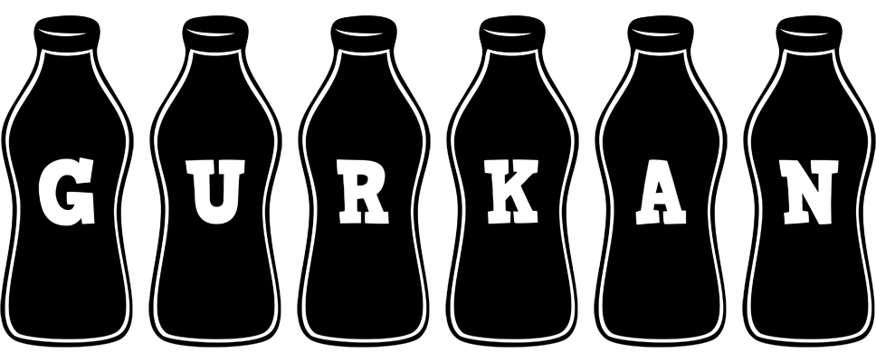 Gurkan bottle logo