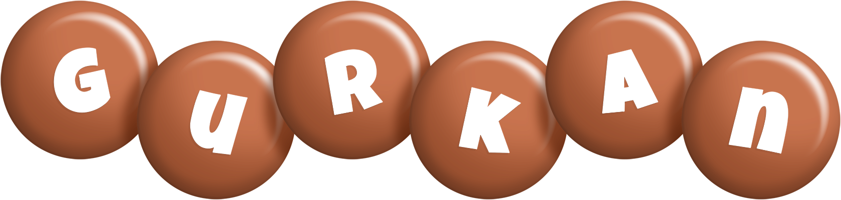 Gurkan candy-brown logo