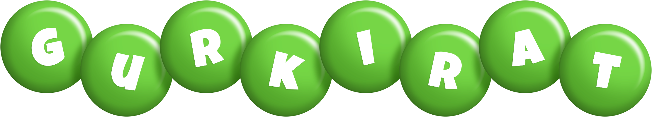 Gurkirat candy-green logo