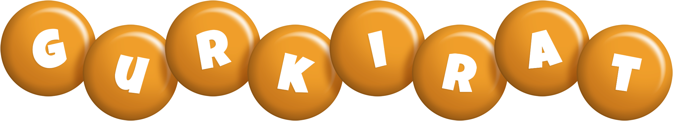 Gurkirat candy-orange logo