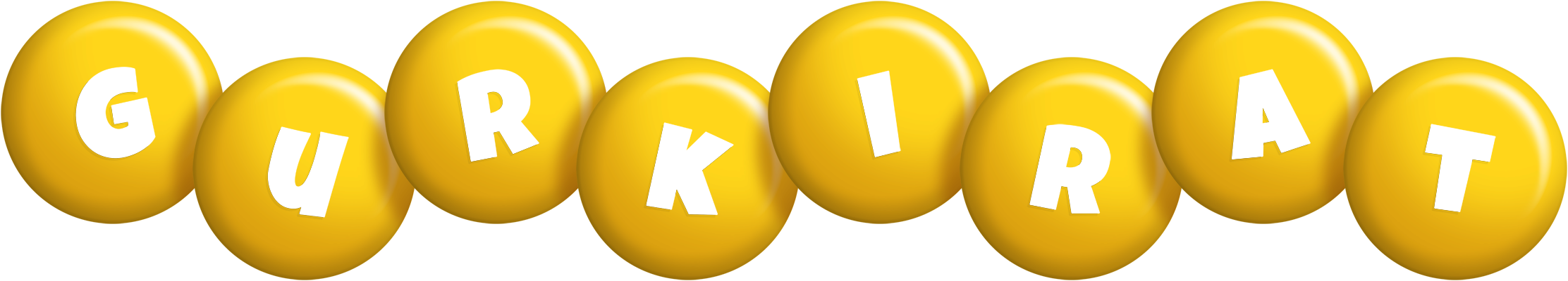 Gurkirat candy-yellow logo
