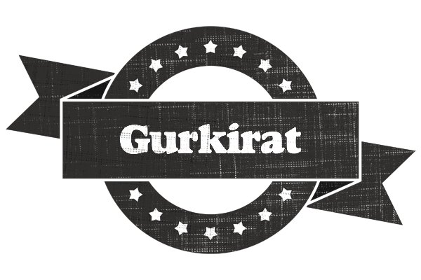 Gurkirat grunge logo