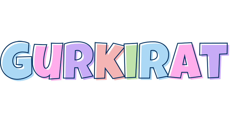 Gurkirat pastel logo