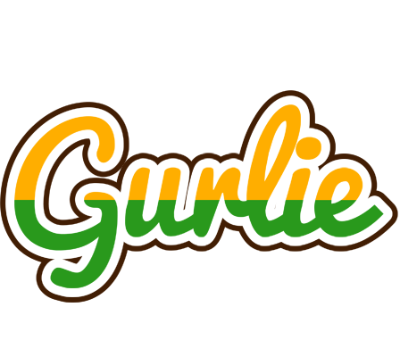 Gurlie banana logo