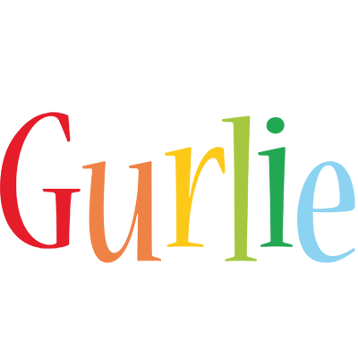 Gurlie birthday logo
