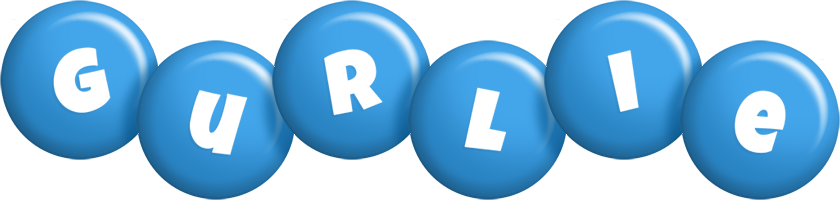 Gurlie candy-blue logo