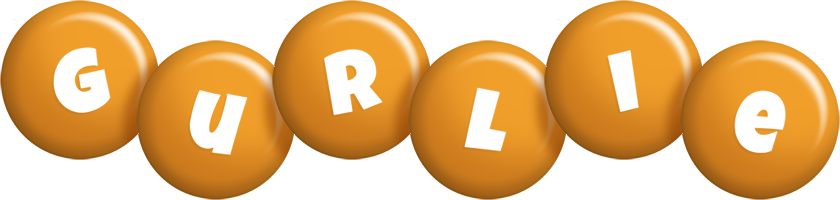 Gurlie candy-orange logo