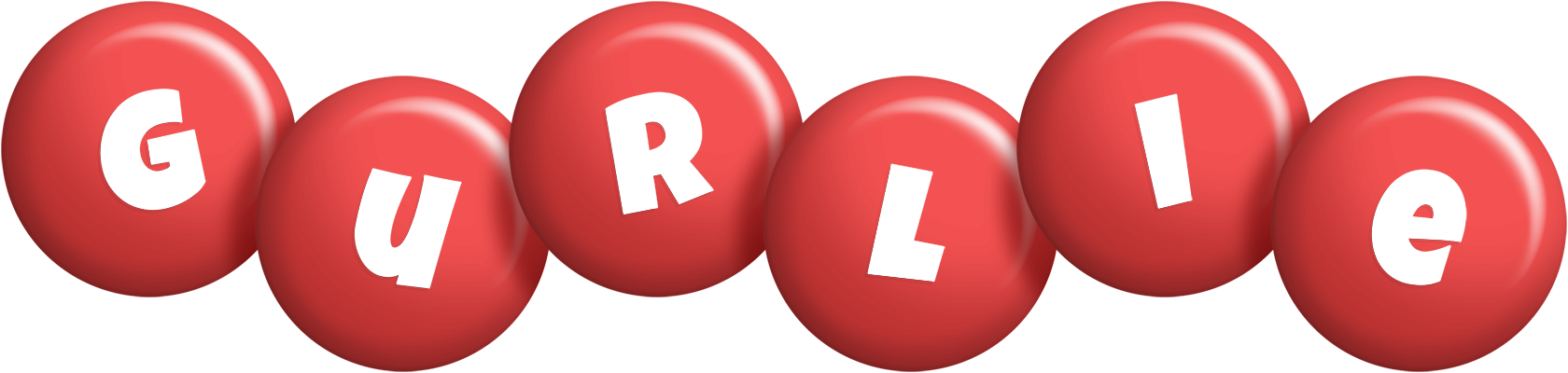 Gurlie candy-red logo