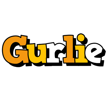 Gurlie cartoon logo