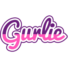 Gurlie cheerful logo