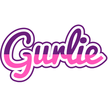 Gurlie cheerful logo