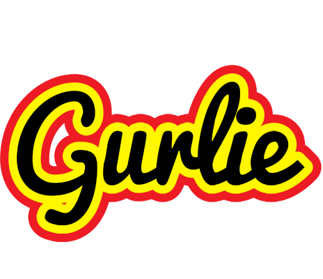 Gurlie flaming logo