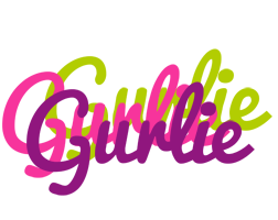 Gurlie flowers logo