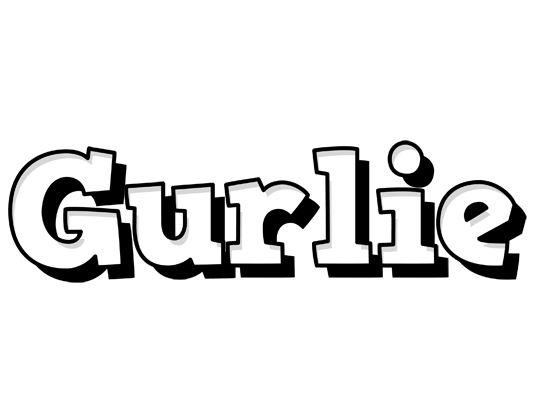 Gurlie snowing logo