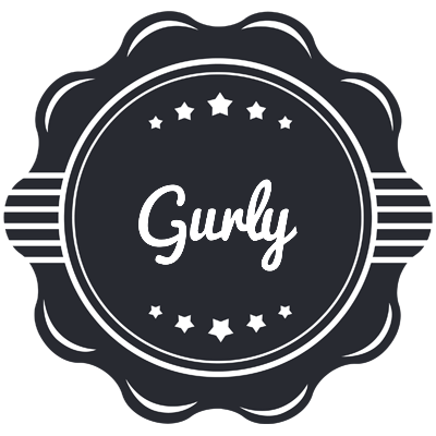 Gurly badge logo