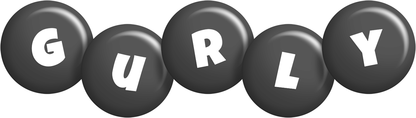 Gurly candy-black logo