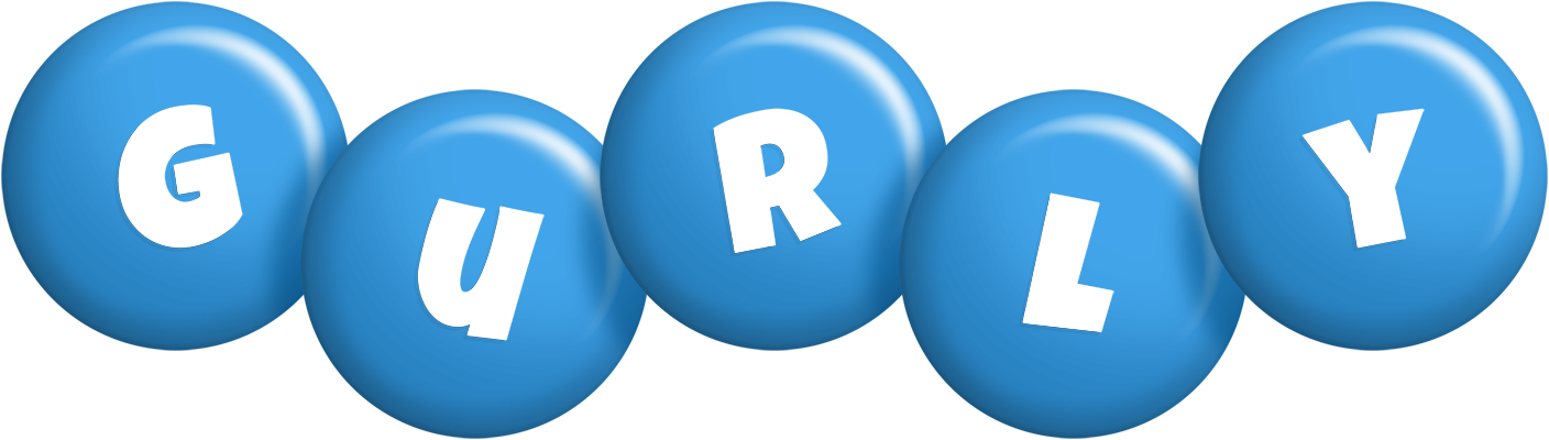 Gurly candy-blue logo