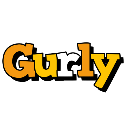 Gurly cartoon logo
