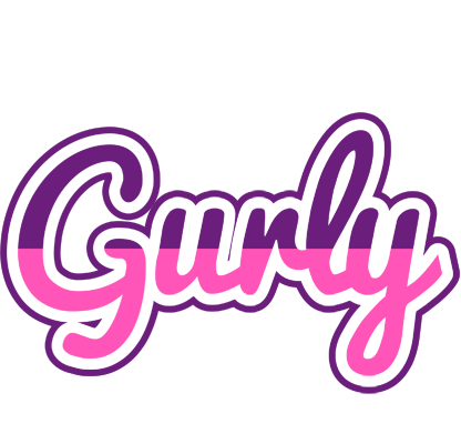 Gurly cheerful logo