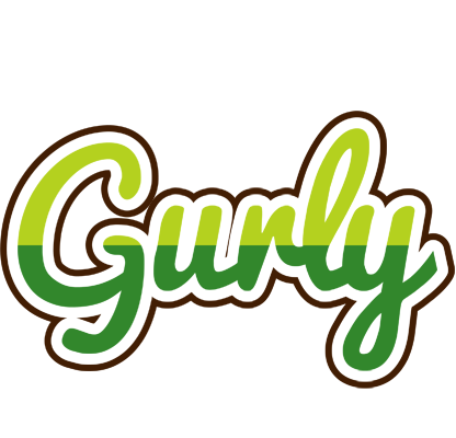 Gurly golfing logo
