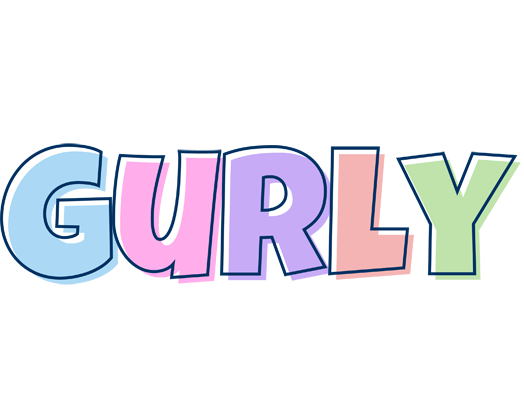 Gurly pastel logo
