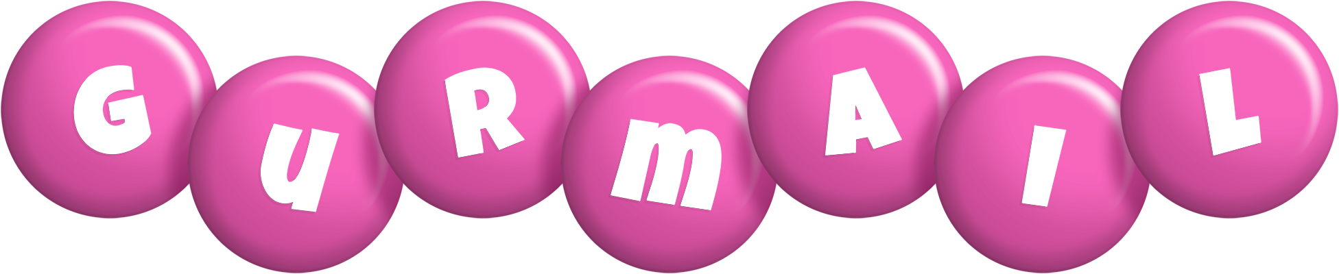 Gurmail candy-pink logo