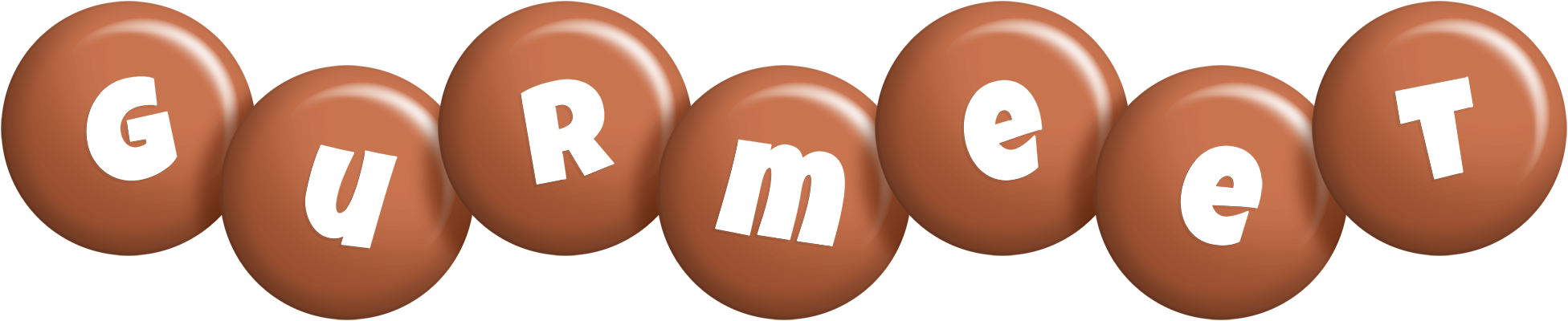 Gurmeet candy-brown logo