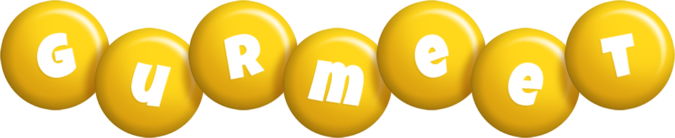 Gurmeet candy-yellow logo
