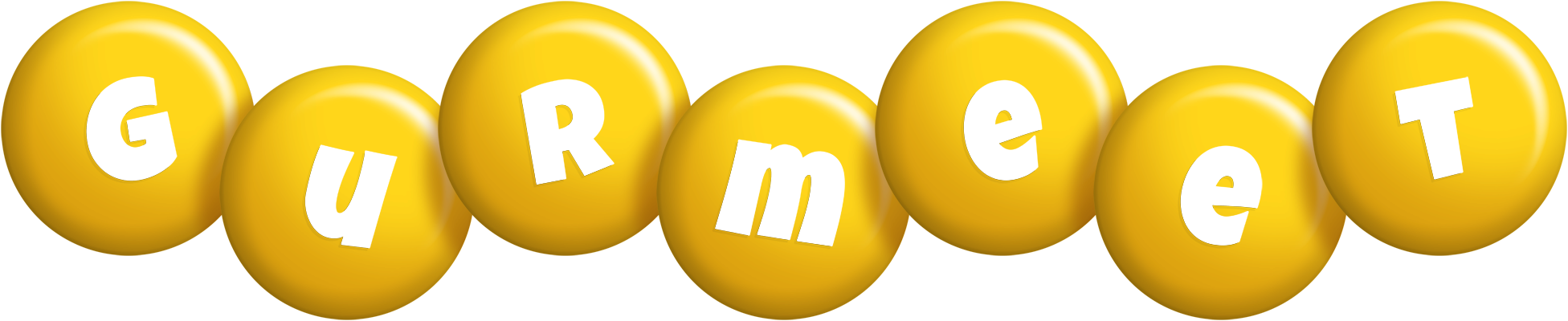 Gurmeet candy-yellow logo