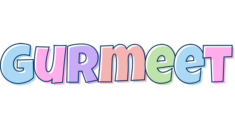 Gurmeet pastel logo