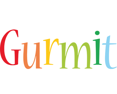 Gurmit birthday logo