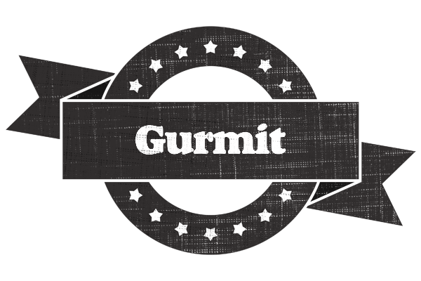 Gurmit grunge logo