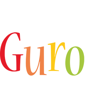Guro birthday logo