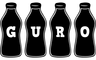 Guro bottle logo
